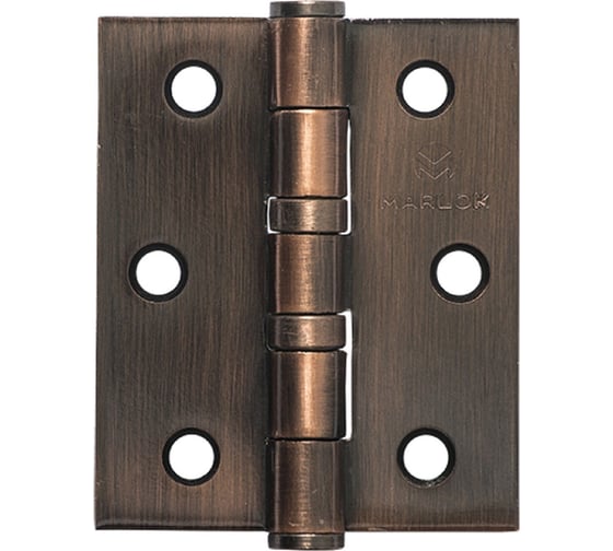 Петля дверная Marlok 75x62x2,5 AC, медь, 2 шт 005616 1