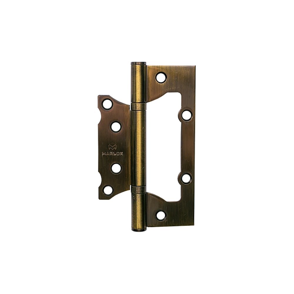 Петля дверная без врезки Marlok 125x75x2,5 AB, бронза, 2 шт 016485 ...