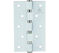 Петля дверная Marlok 125x75x2,5 WW, белый, 2 шт 002905