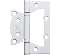 Петля дверная без врезки Marlok 100x75x2,0 WW, белый, 2 шт 013513