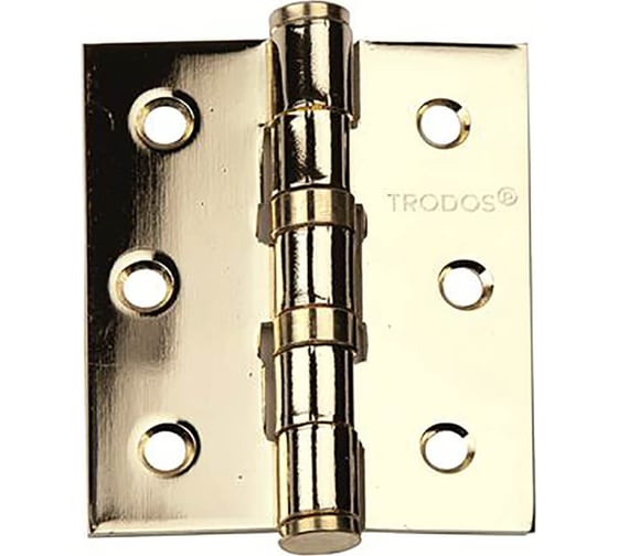 Петля дверная Marlok 75x62x2,5 PB, золото, 2 шт 005615 1