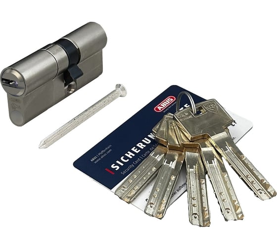 Механизм цилиндровый ABUS BRAVUS 3500 MAGNET 110(55x55), ключ/ключ, MX PRO NI (5 key) 11000274 1