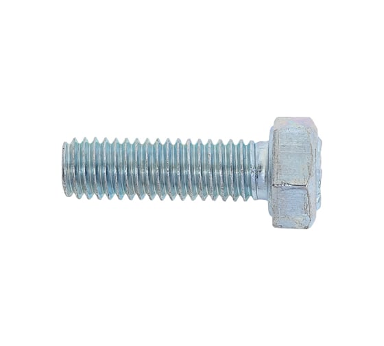 Болт Стройбат DIN 933, М5x16, белый цинк, 100 шт. 005541