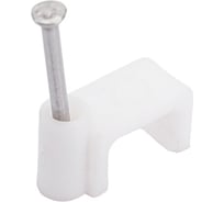 Скоба для электрокабеля Стройбат 7 плоская 044091