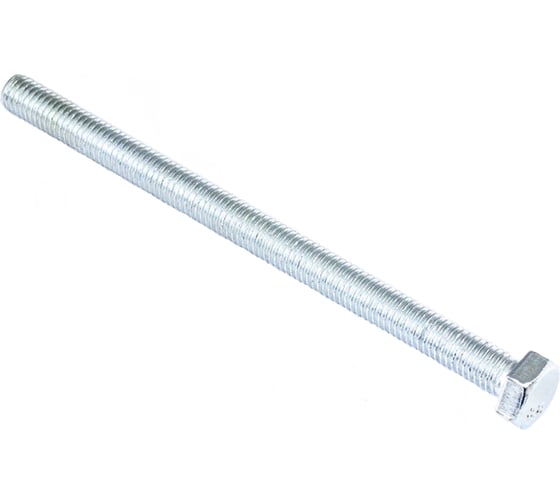 Болт Стройбат DIN 933 М 8x120 белый цинк 2 шт 274181 1