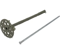 Дюбель для утеплителя с металлическим гвоздем Стройбат 10x200 25 шт 127640