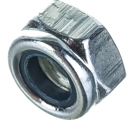 Самоконтрящаяся гайка Стройбат DIN 985 М 6 белый цинк 40 шт 309050