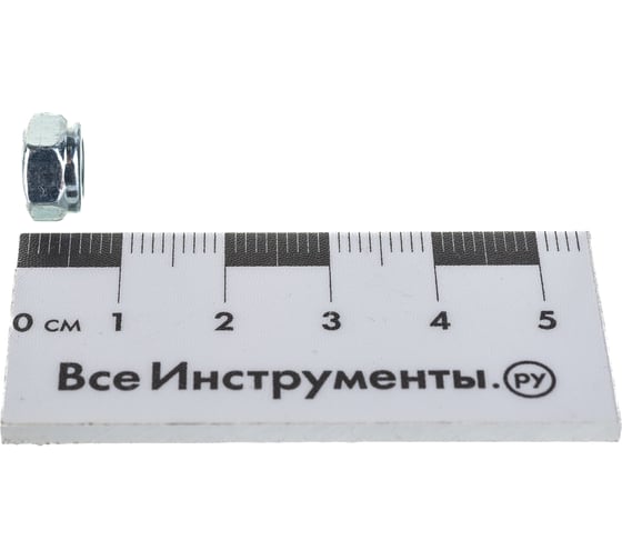 Самоконтрящаяся гайка Стройбат DIN 985 М 6 белый цинк 40 шт 309050