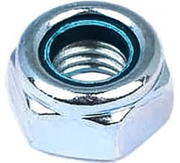 Гайка самоконтрящаяся Стройбат DIN 985 М 5 белый цинк 200 шт 014591