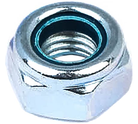 Самоконтрящаяся гайка Стройбат DIN 985 М 8 белый цинк 25 шт 309060