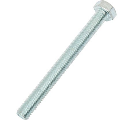 Болт Стройбат DIN 933 М 8x 80 белый цинк 20 шт 272481