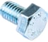 Болт Стройбат DIN 933 М 6x 12 белый цинк 8 шт 306180 1
