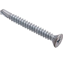 Саморезы для монтажа окон с буром Стройбат 3,9x13 белый цинк 12 шт 205791