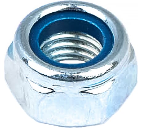 Самоконтрящаяся гайка DIN 985 М20 белый цинк 1 шт 309090