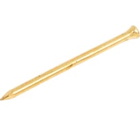 Закаленный финишный гвоздь ЕВРОПАРТНЕР латунир. 1,4х25 200шт. 13 0603 5