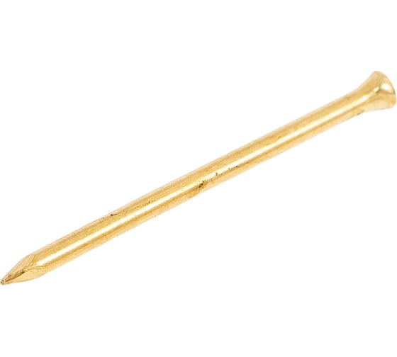 Закаленный финишный гвоздь ЕВРОПАРТНЕР латунир. 1,4х25 200шт. 13 0603 5 1