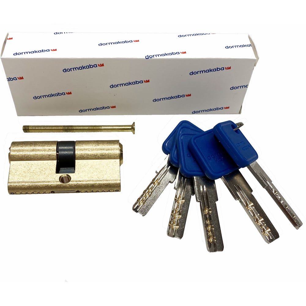 Евроцилиндр dormakaba CBR-2 PRO 60 (30x30) латунь 8012804 - выгодная ...