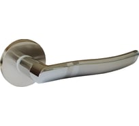 Ручка раздельная Trodos "77" серия 06 slim, никель/хром 204422