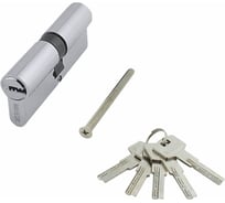 Цилиндр стальной Marlok ЦМ 80(40/40)-5К, перфорированный ключ/ключ, СP хром 003026