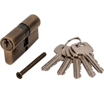 Цилиндр стальной Marlok ЦМ 60-5К, английский ключ/ключ, AB бронза 016043