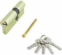 Цилиндр стальной Marlok ЦМ 70(30/40)-5Кперфорированный ключ/ключ РВ, золото 036098
