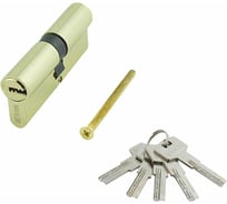 Цилиндр стальной Marlok ЦМ 60-5К, перфорированный ключ/ключ, PB золото 025266