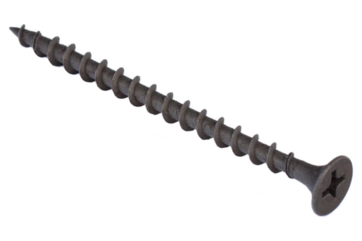 Саморезы гипсокартон-дерево Стройбат 3,5x55 фосфатированные 13 шт ...