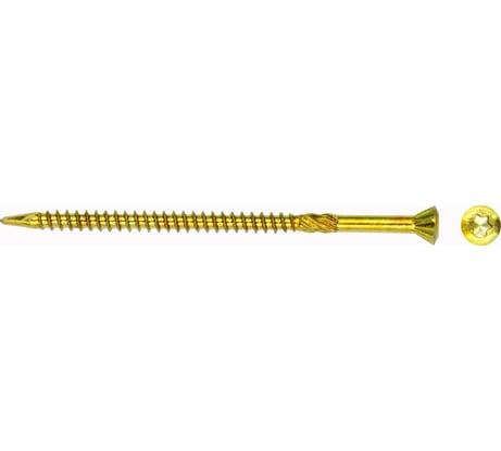 Шуруп для деревянных полов ЕВРОПАРТНЕР самозенкующий, потайной, TORX 10, 3,2x60 40шт. 15 0069 7