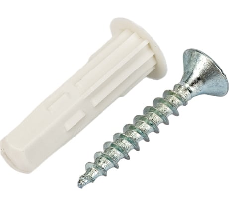 Шуруп ЕВРОПАРТНЕР Zn 4,0х25 в компл. c дюбелем MULTI 6x25 16шт. MP 401 17