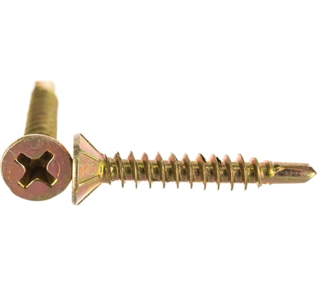 Оконный саморез с буром ЕВРОПАРТНЕР желтый цинк 3,9х25 36шт. 14 3925 1