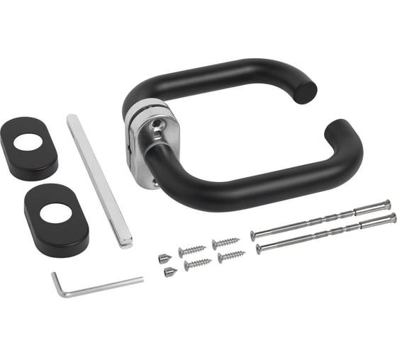 Комплект ручек Стандарт 0903 SS(60-90) BLACK черный INOX нержавеющая сталь 15560