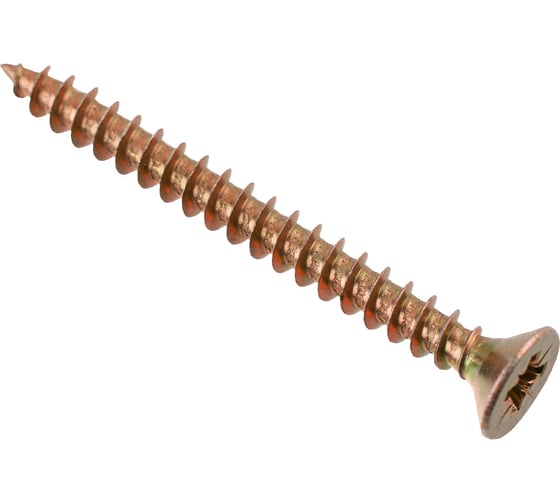 Универсальные саморезы Стройбат 6,0x 60 желтый цинк 5 шт 032501 1