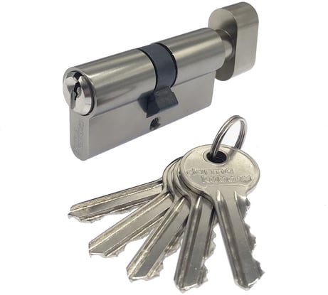 Евроцилиндр Dormakaba с вертушкой CBF-1 70 (35x35В) никель 7039000000021