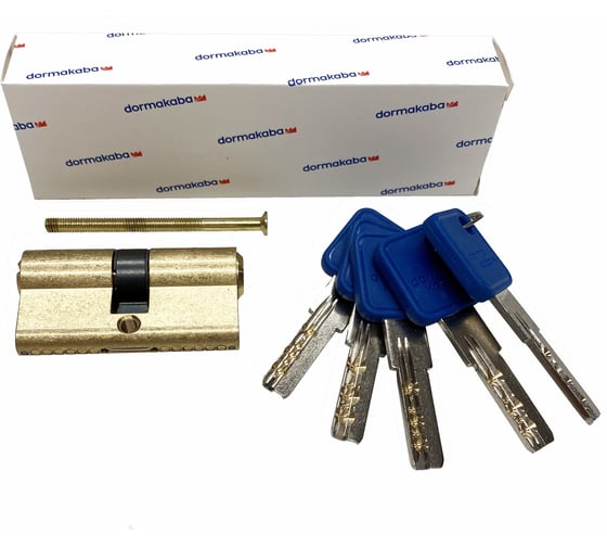 Евроцилиндр Dormakaba CBR-2 PRO 80 (40x40) латунь 8012811 1