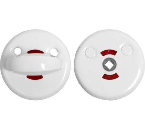 Сантех. завертка к ручкам для финских дверей Аллюр 0350WC WW белый 14056