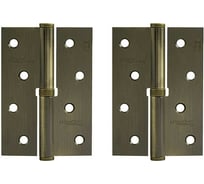 Петля НОРА-М ЕСО 750-4"-FHP-ECO брон.покр. левая 100х70х2,5 15440