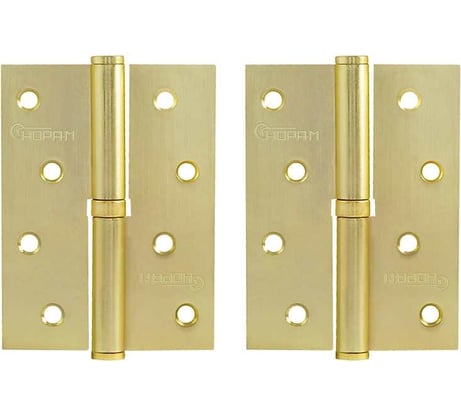 Петля НОРА-М ЕСО 750-4"-FHP-ECO мат.лат.покр. левая 100х70х2,5 15444