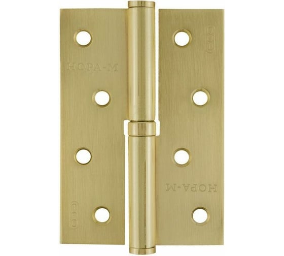Петля НОРА-М ЕСО 750-4"-FHP-ECO мат.лат.покр. левая 100х70х2,5 15444