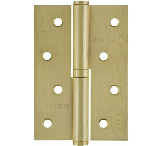 Петля НОРА-М ЕСО 750-4"-FHP-ECO мат.лат.покр. правая 100х70х2,5 15445