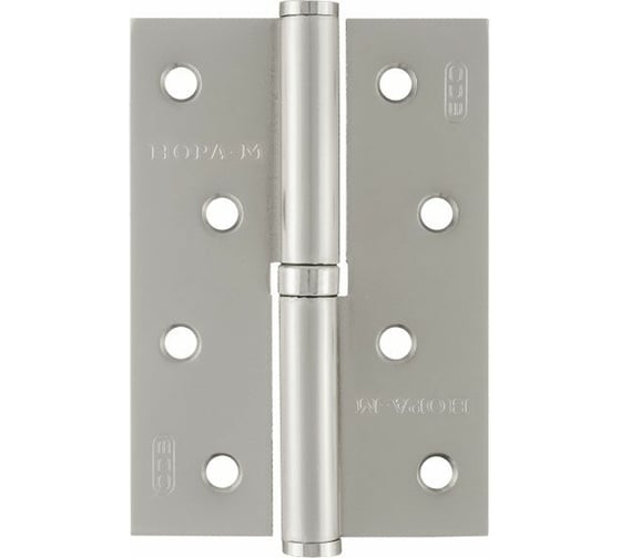 Петля НОРА-М ЕСО 750-4"-FHP-ECO мат.хром.покр. левая 100х70х2,5 15446
