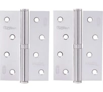 Петля НОРА-М ЕСО 750-4"-FHP-ECO хром.покр. левая 100х70х2,5 15438