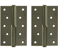 Петля НОРА-М ЕСО 750-5"-FHP-ECO брон.покр. левая 120х80х2,5 15452