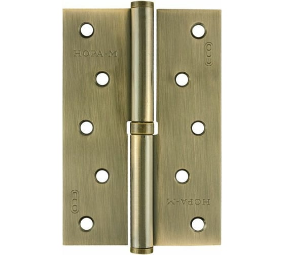 Петля НОРА-М ЕСО 750-5"-FHP-ECO брон.покр. левая 120х80х2,5 15452