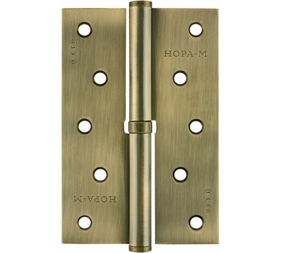 Петля НОРА-М ЕСО 750-5"-FHP-ECO брон.покр. правая 120х80х2,5 15453