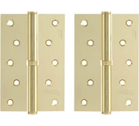 Петля НОРА-М ЕСО 750-5"-FHP-ECO латун.покр. левая 120х80х2,5 15448