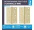 Петля НОРА-М ЕСО 750-5"-FHP-ECO латун.покр. правая 120х80х2,5 15449 2
