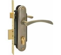 Врезной замок НОРА-М N100-70 Л старая бронза 11439