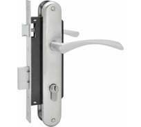 Врезной замок НОРА-М N100-85 К матовый хром 8228