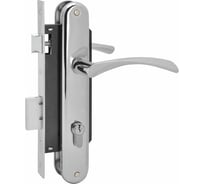 Врезной замок НОРА-М N100-85 К хром 8308