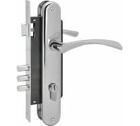 Врезной замок НОРА-М N100-85 M хром 8312